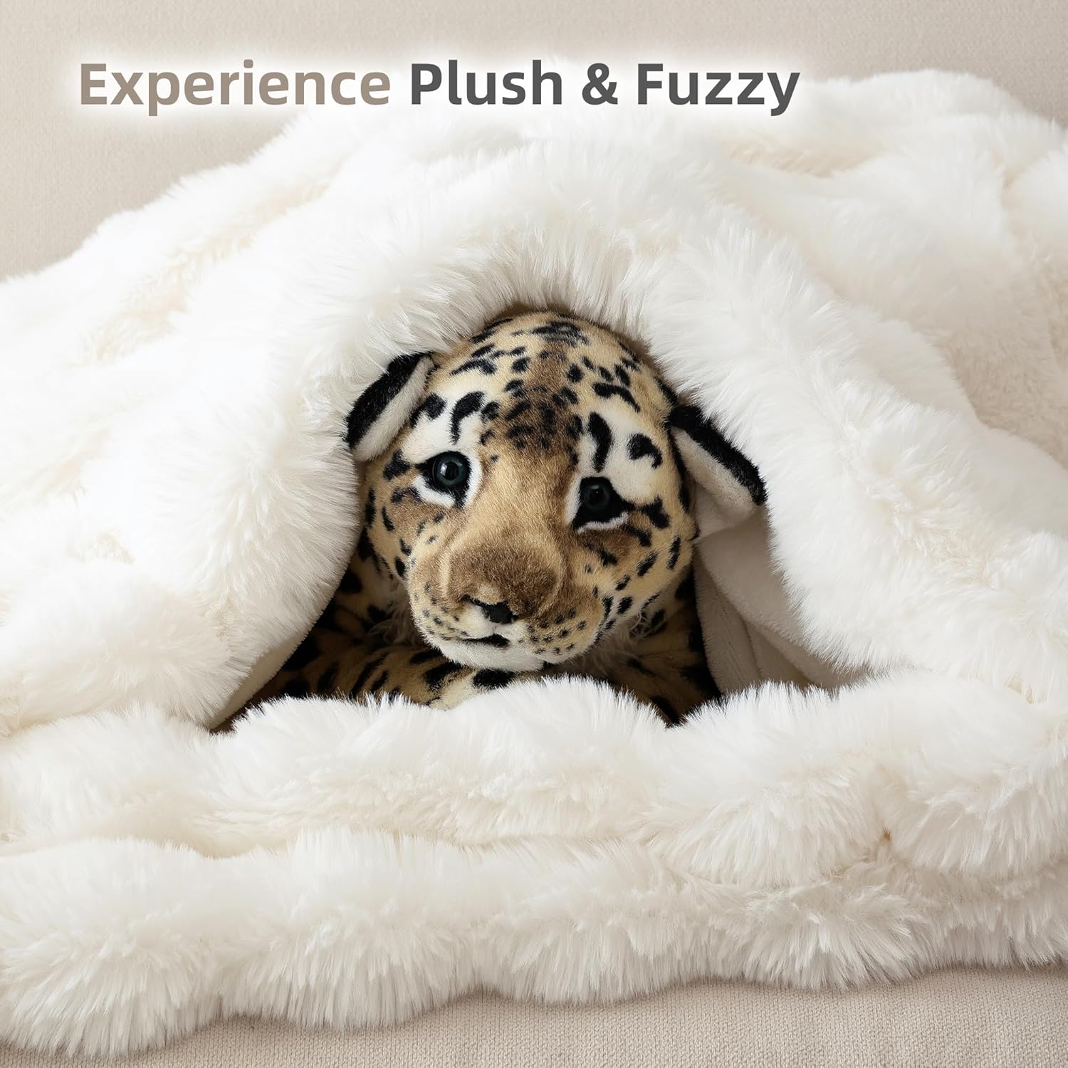 Luxury Chenille Throw Blanket with Tassel Edges