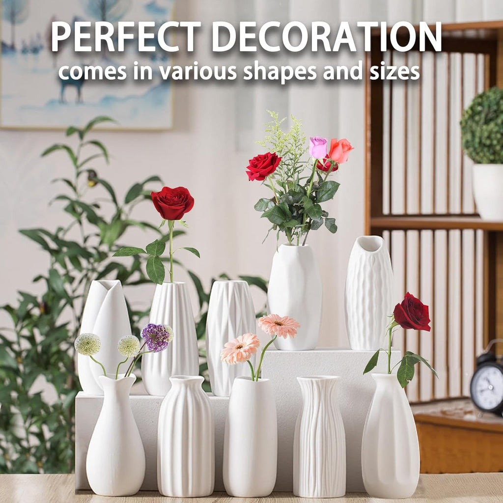 Sculptural Ceramic Vase Set – Modern Minimalist Design