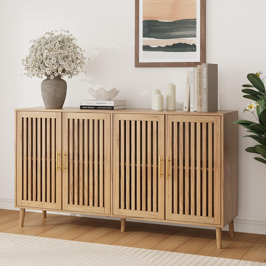 Handcrafted Oak Sideboard with Soft-Close Drawers